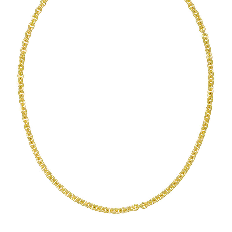 Rolo Chain 18" in Gold Plated (4.7mm) image number null